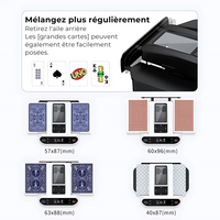 Melango360 – Mélangeur et Distributeur de Cartes Automatique 360° | Jeu Rapide & Mains Libres