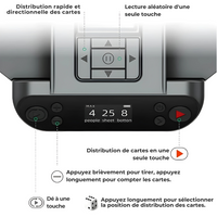 Melango360 – Mélangeur et Distributeur de Cartes Automatique 360° | Jeu Rapide & Mains Libres